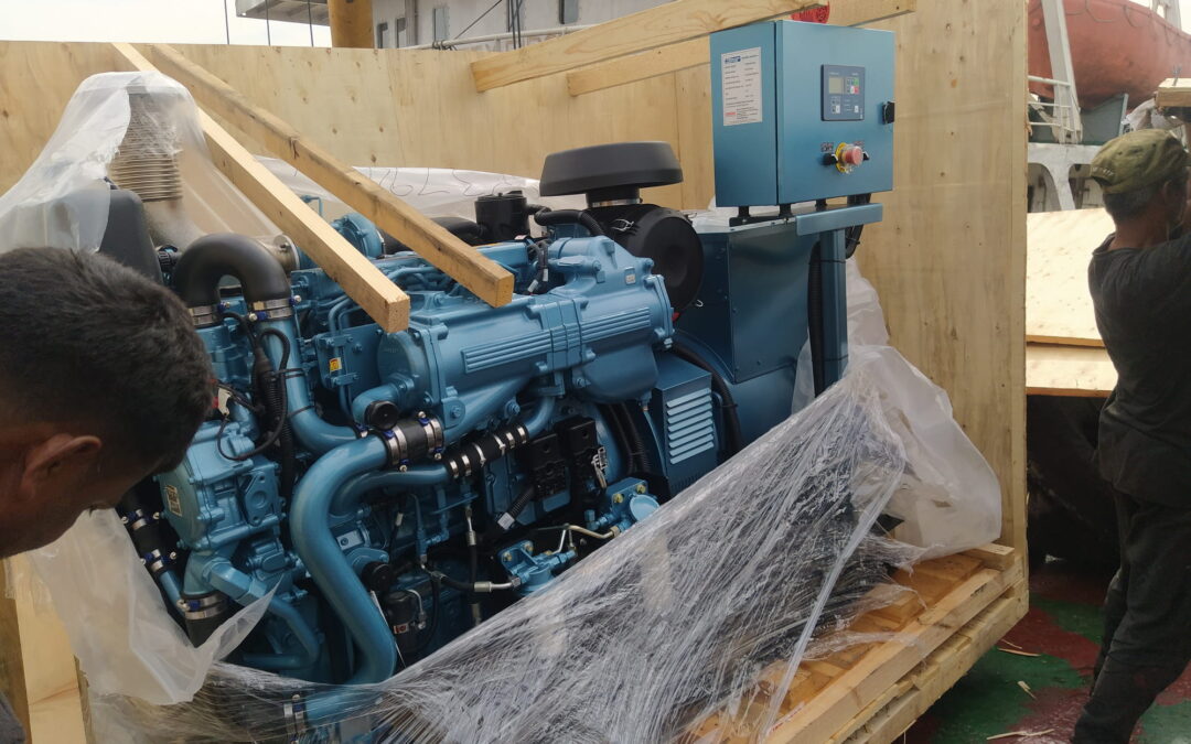 Supply of Generator Engine Set for M.T. Kandari-8