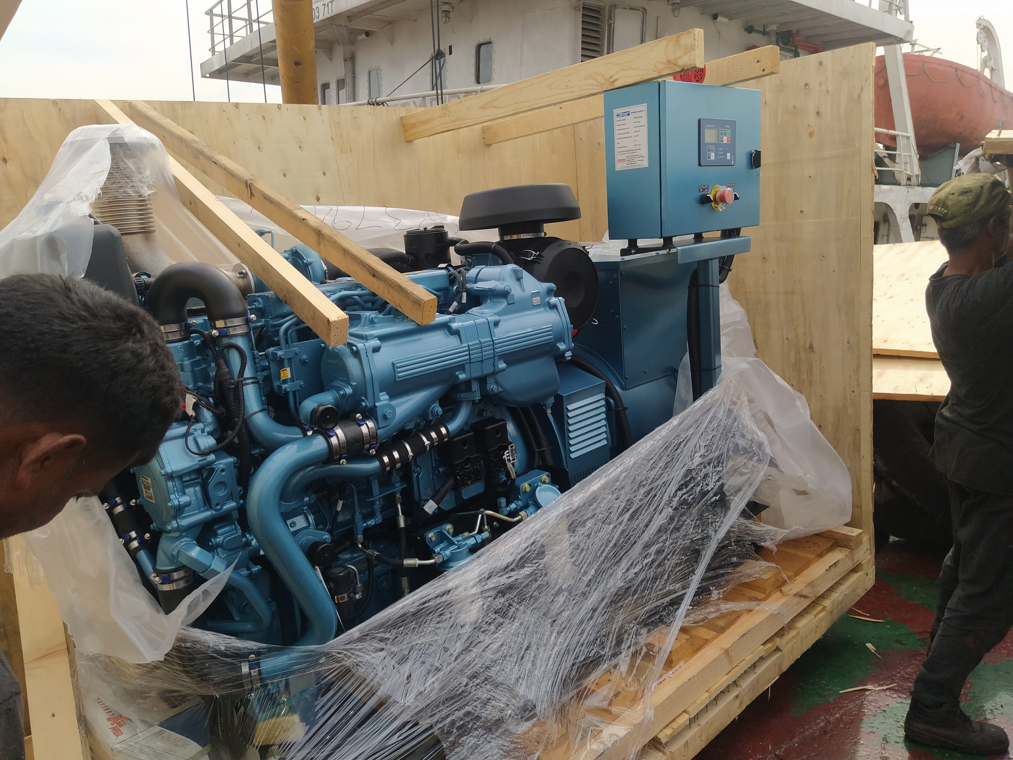 Generator Engine Set for M.T. Kandari-8 Generator Engine Set for M.T. Kandari-8