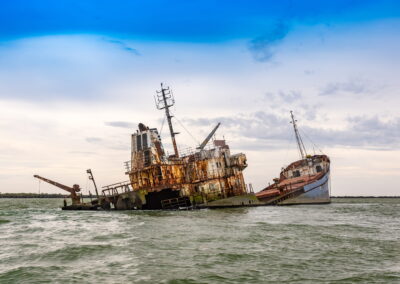 Salvage of a Sunken Unknown Craft-Bulkhead