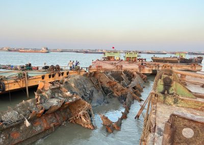 MV Tina - Tree Sunken Wrecks Salvage