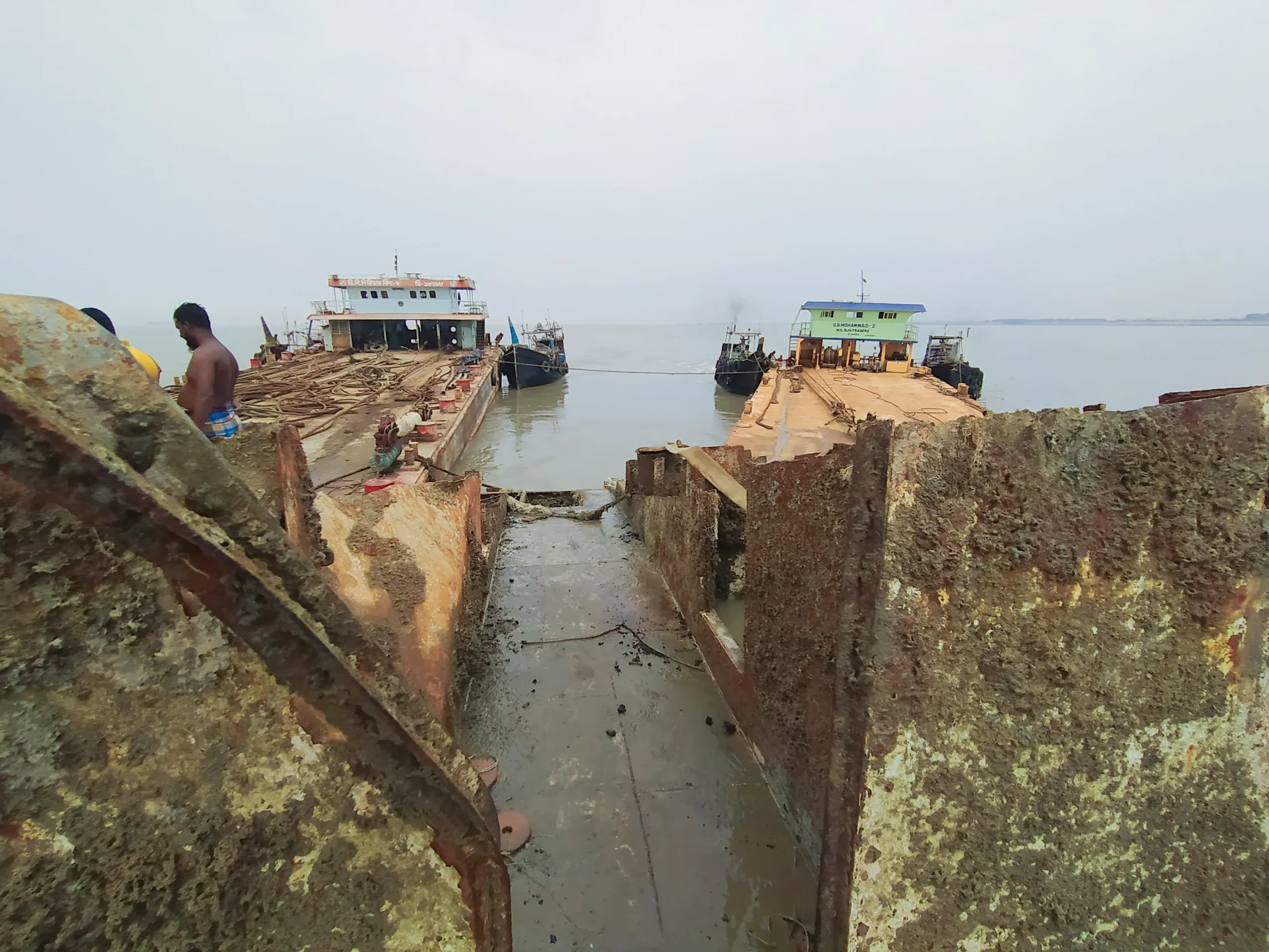 Tina Vessel Salvage Works