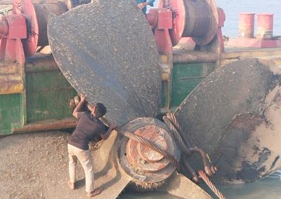 MV Tina Propeller Salvage